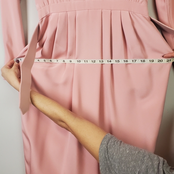 RARE Vintage Christian Dior Paris Pink Evening Dress Gown - Picture 13 of 17